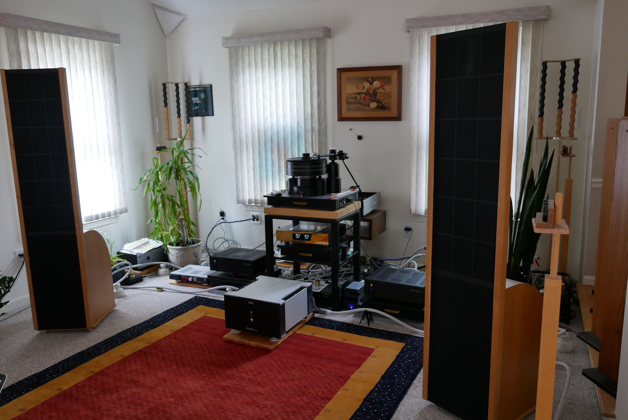 Sanders 10e speakers and Bricasti M15 amp