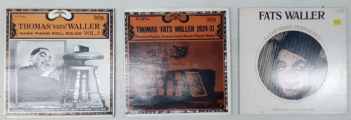 Thomas Fats Waller - Set of 3 Vinyl LPs with a booklet