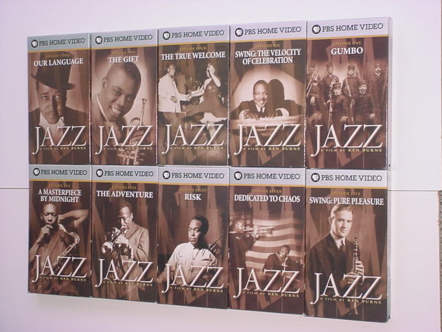 JAZZ A Film by Ken Burns 10 VHS TAPE SET see add year 2000
