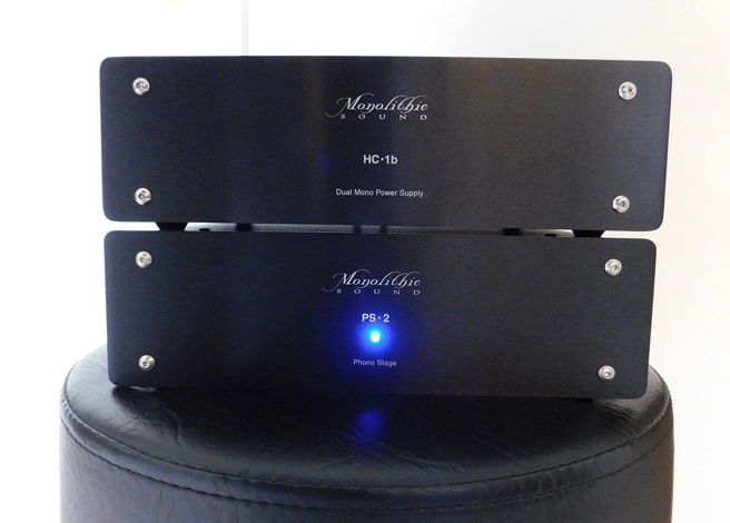 Monolithic Sound  PS-2 Phono Stage with HC-1b Power Sup...