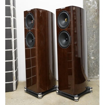 Fyne Audio F702 Floorstanding Loudspeakers in Walnut - ...
