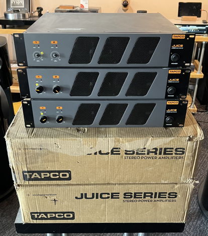 Tapco Juice J-2500, 575 watts into 8 ohms stereo 5pcs X...