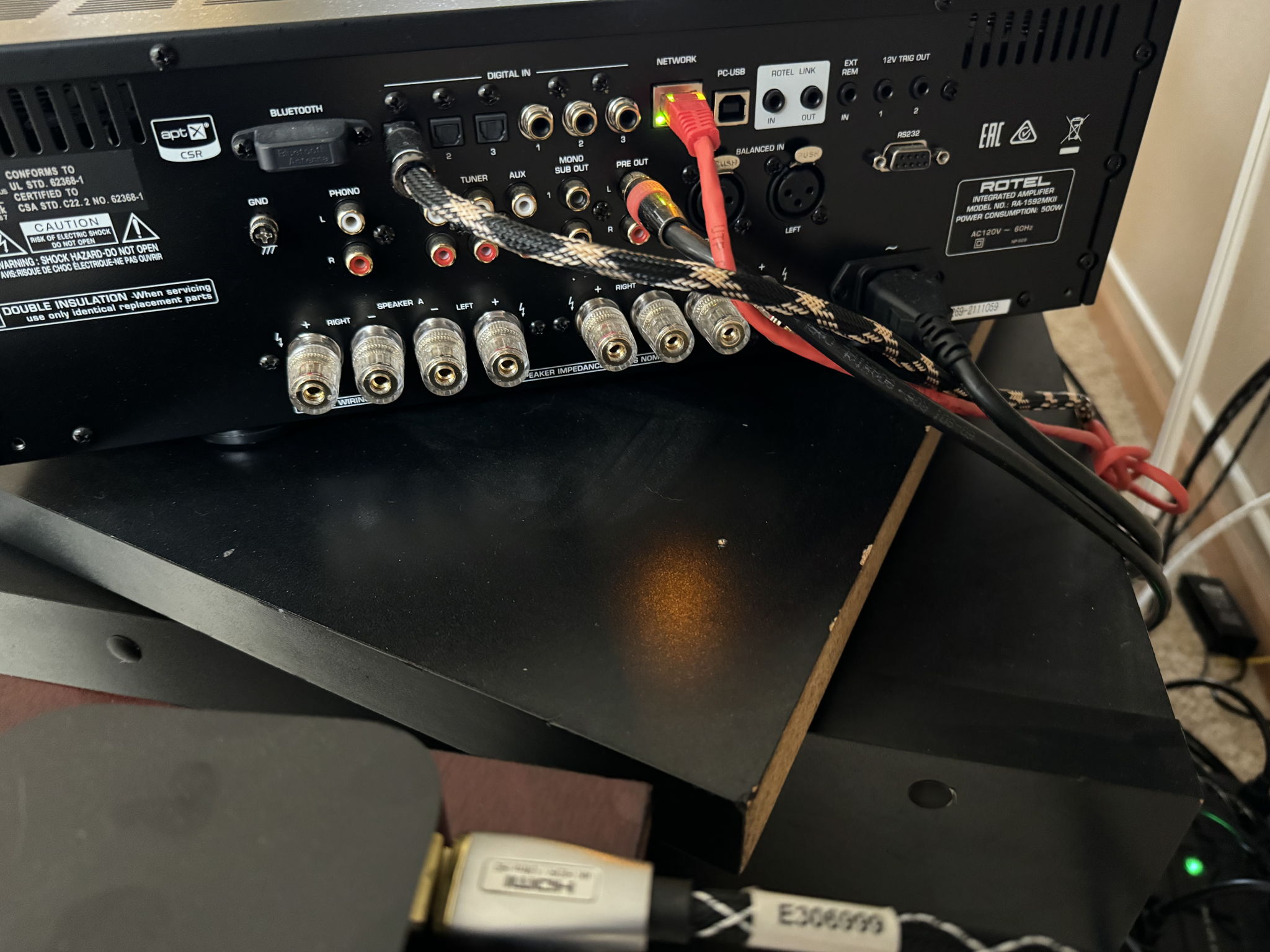 Rotel RA-1592MKII integrated amp 3