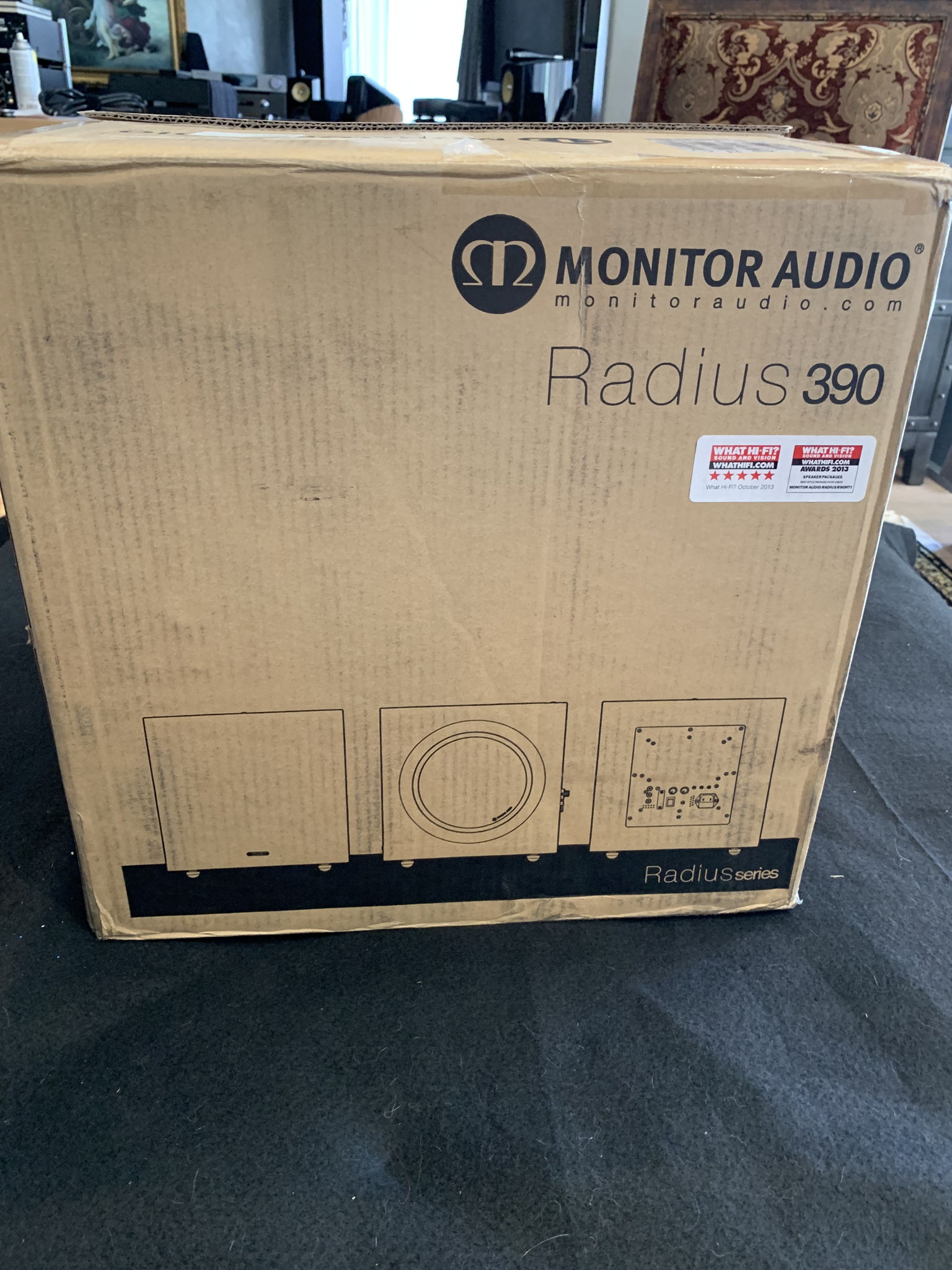 Monitor Audio Radius 390 Brand New Black Gloss 2