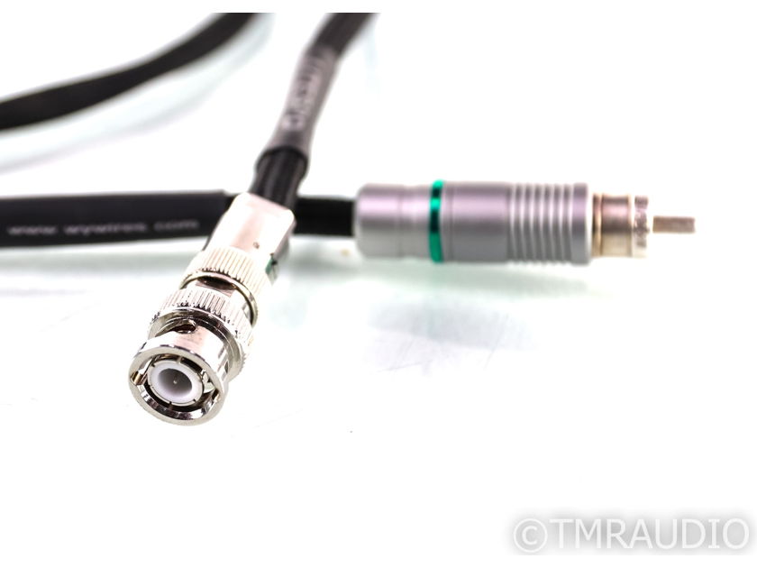 WyWires LiteSpd Blue BNC - RCA Digital Coaxial Cable; Single Custom 5ft Interconnect (27390)