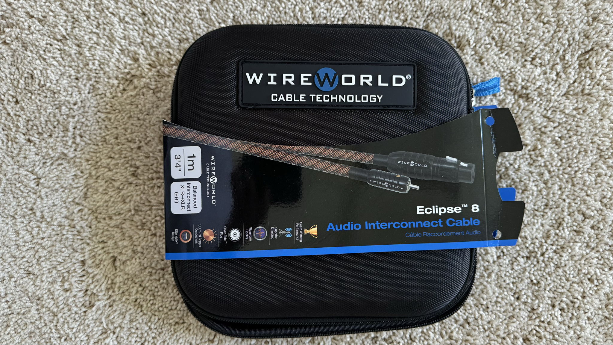 Wireworld Eclipse 8 XLR Interconnect 1.0m