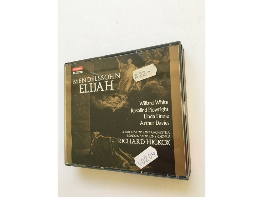 Mendelssohn Richard Hickox  Elijah Cd set Chandos digital 1989