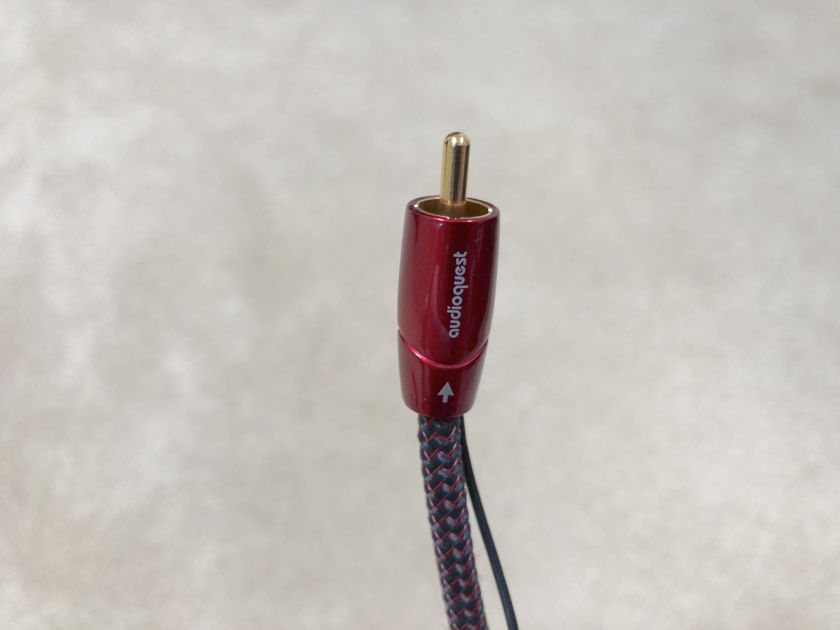 Audioquest Irish Red, 2mt RCA Subwoofer Cable