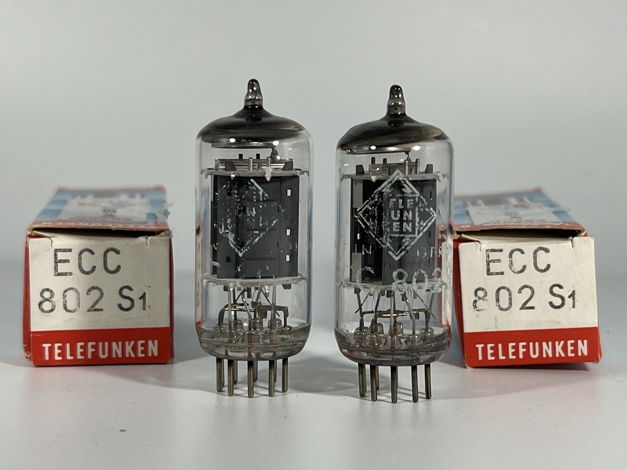 Telefunken ECC802S Matched Pair