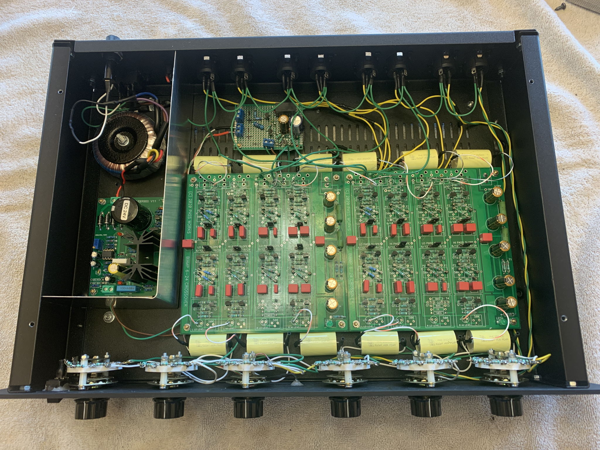 DIY Active Discreet Components Crossover, Nelson Pass Designed Boards