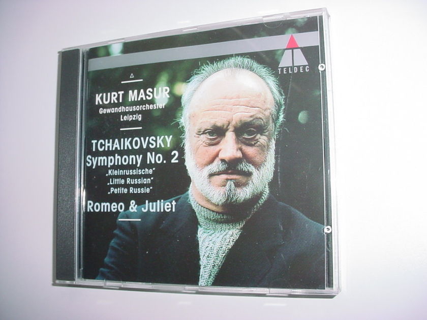Kurt Masur Tchaikovsky cd Teldec symphony no2 and Romeo and Juliet 1991
