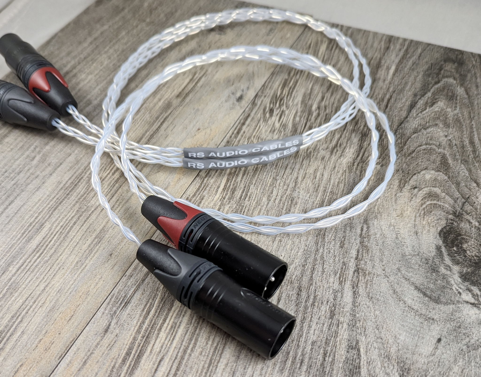 New RS Audio Cables Solid Silver Balanced XLR 1.0m Pair... 2