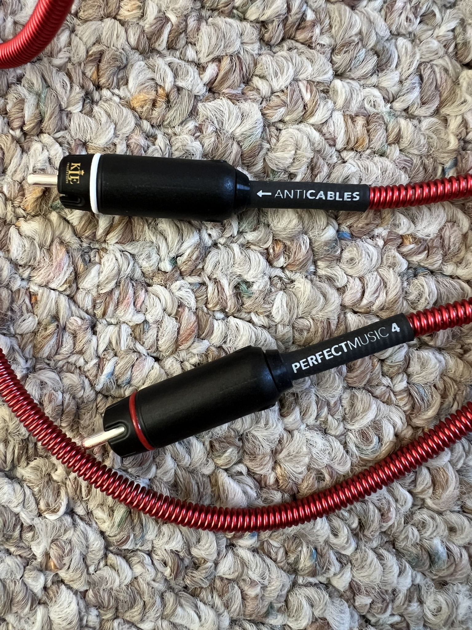 ANTICABLES PerfectMusic 4 RCA to RCA (3 meter Pair)