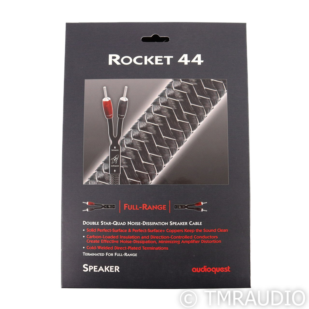 AudioQuest Rocket 44 Speaker Cables; 8ft Multi-Spade Pa... 4