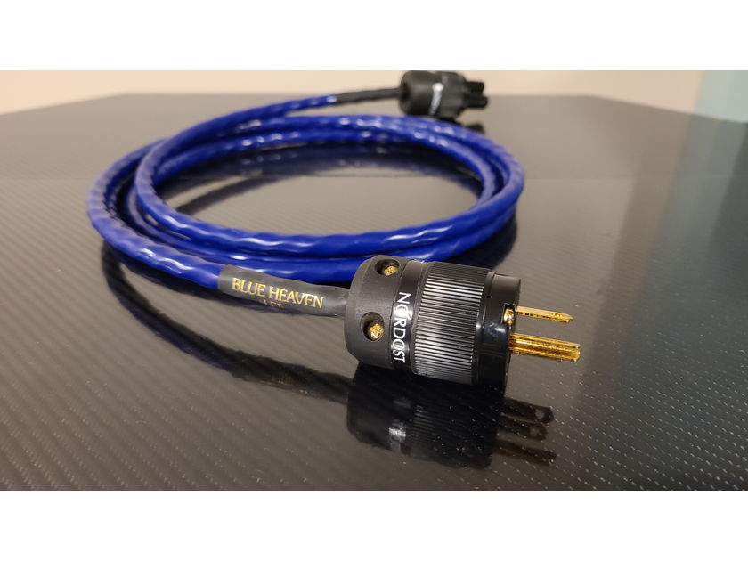 Nordost Blue Heaven Leif Series Power Cable. 2.5 meters long.