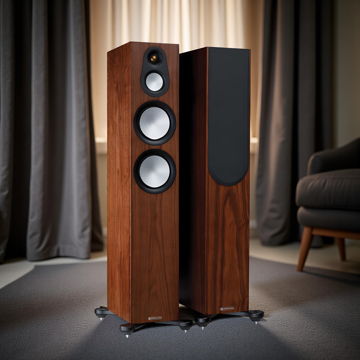 Monitor Audio Silver 300 7G Floorstanding Speaker - Wal...