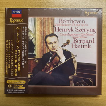 Esoteric SACD - Beethoven violin concerto, Szeryng