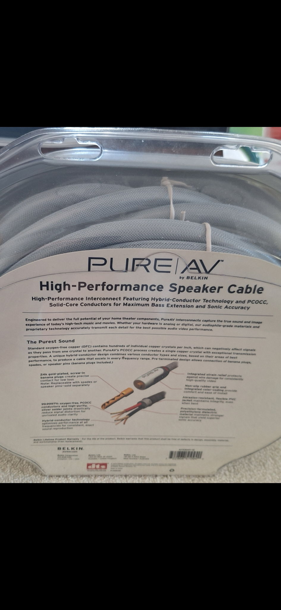 Pure AV High Performance Speaker Cables 12 feet/3.7 met... 10