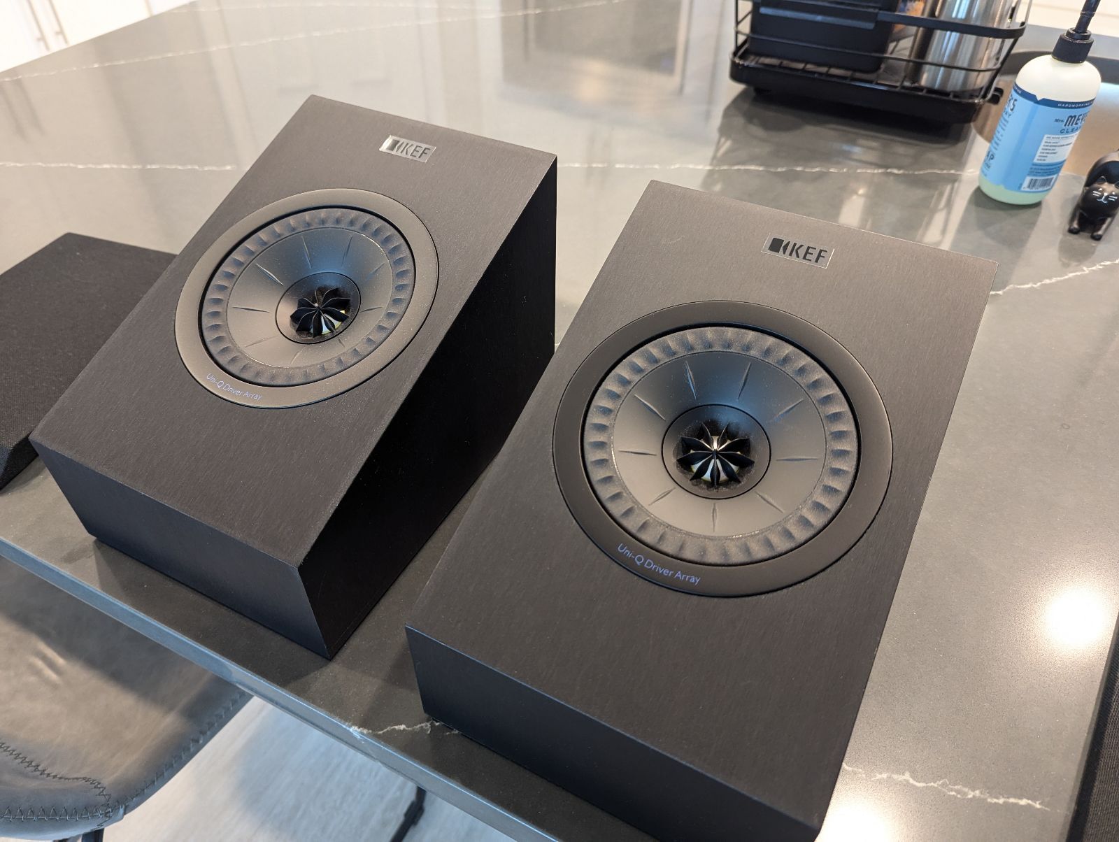 KEF q50a Dolby Atmos upfiring speakers