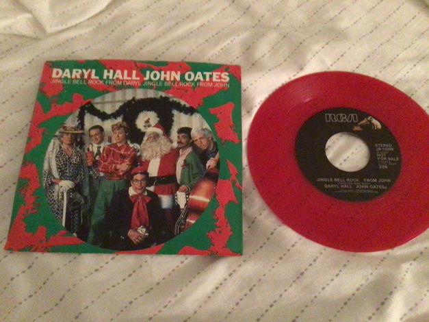 Daryl Hall John Oates Promo Red Vinyl 45 With Picture S...