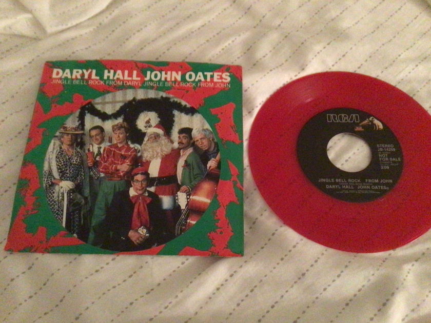 Daryl Hall John Oates Promo Red Vinyl 45 With Picture Sleeve  Seasons Greetings From Daryl Hall John Oates