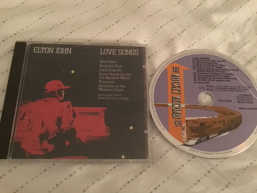 Elton John Rocket Records West Germany  Love Songs