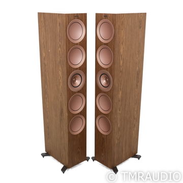 KEF R11 Floorstanding Speakers; Walnut Pair (63448)
