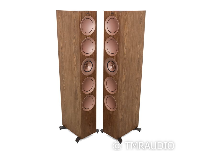 KEF R11 Floorstanding Speakers; Walnut Pair (63448)
