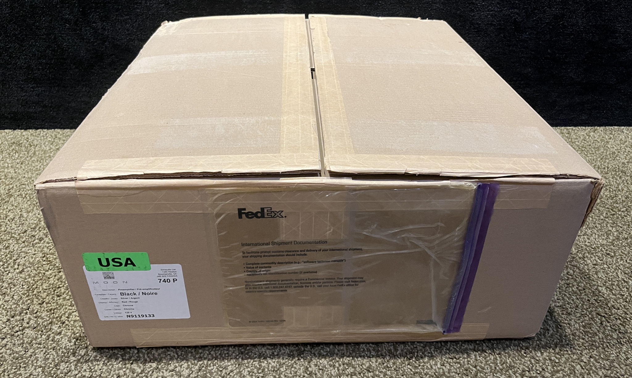 Simaudio Moon 740P Reference balanced preamplifier 11