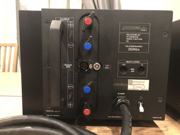 Krell FPB-350Mcx Monoblock Power Amplifier (Pair) - No ...