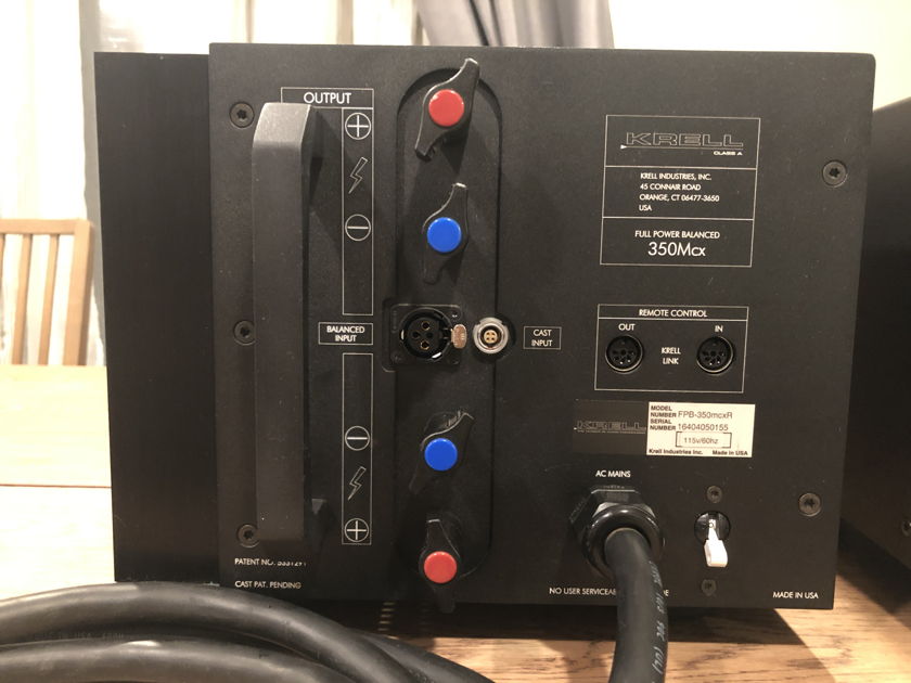 Krell FPB-350Mcx Monoblock Power Amplifier (Pair) - No Fees