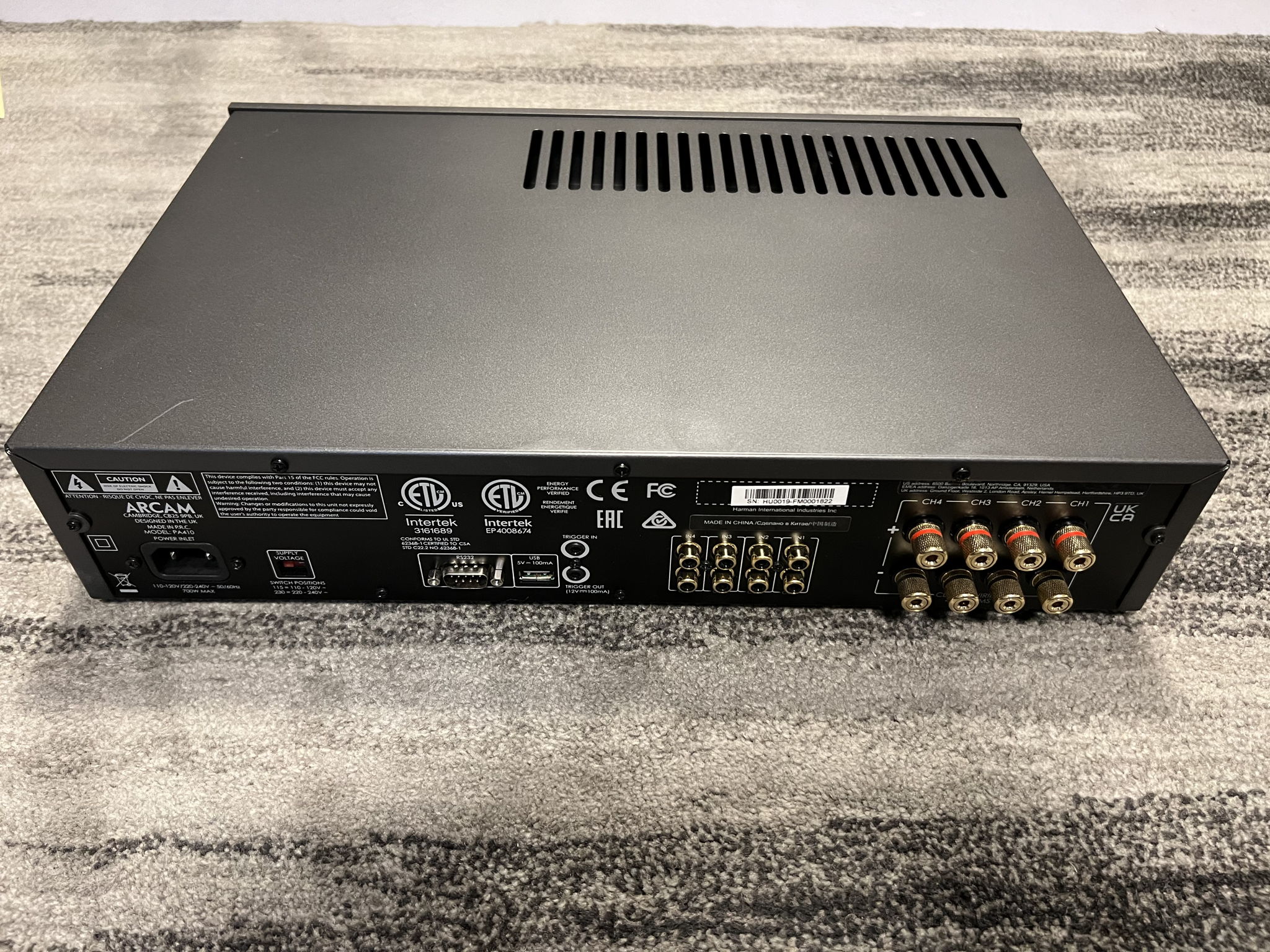 Arcam PA410 - 4 Channel Amp...Perfect for Atmos Ceiling... 3