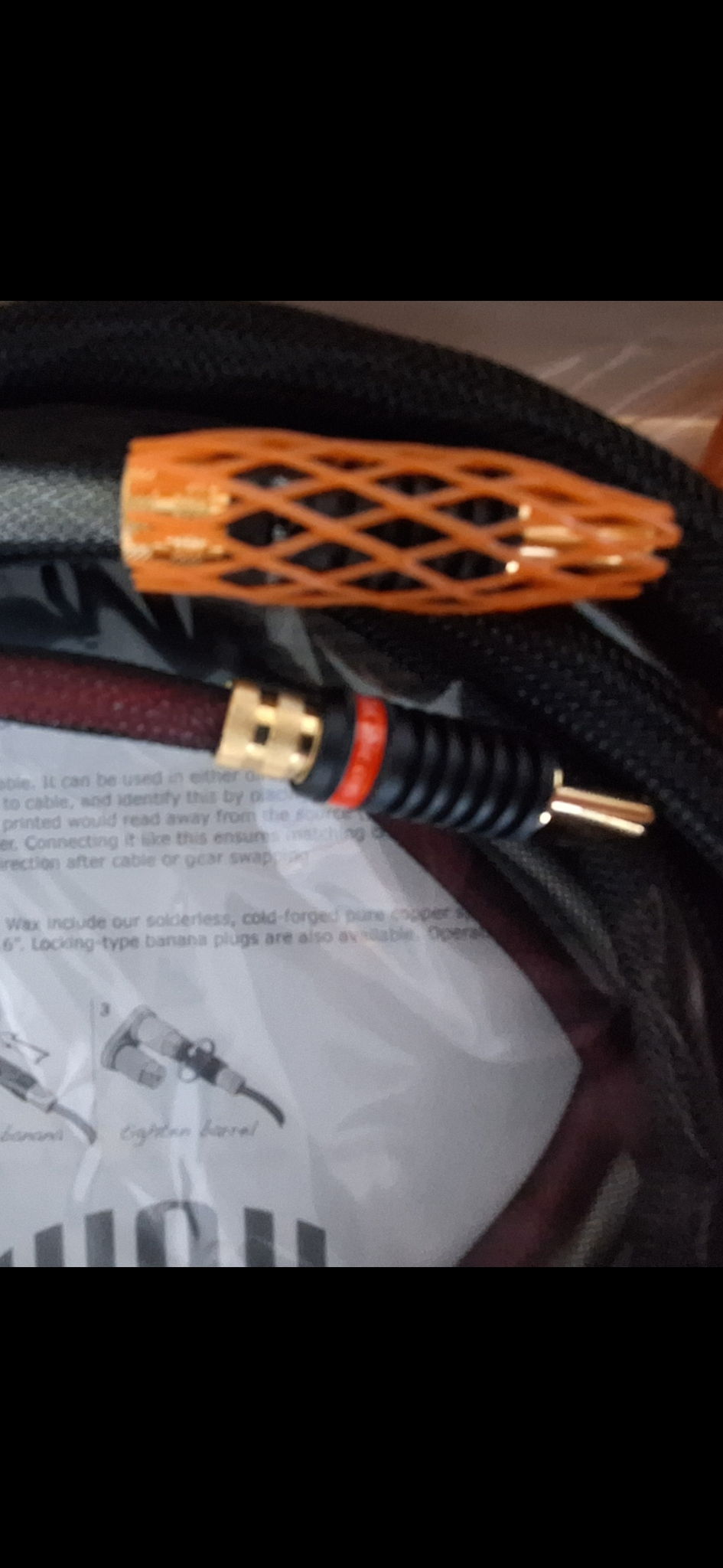 ZU AUDIO model WAX Loudspeaker Cables 2.5 meters (8' 2 ... 14