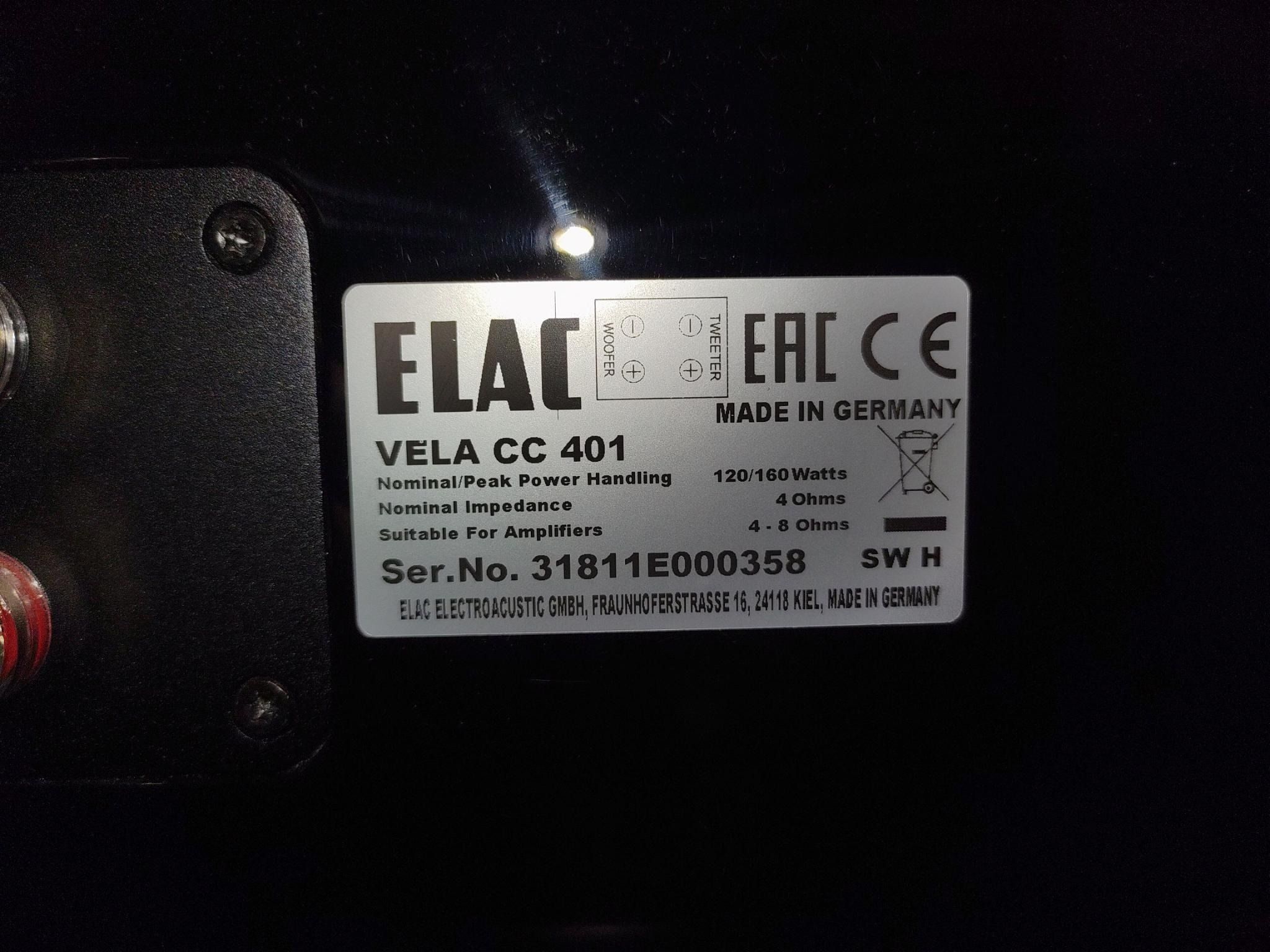 ELAC VELA 401 Center Channel Speaker 4
