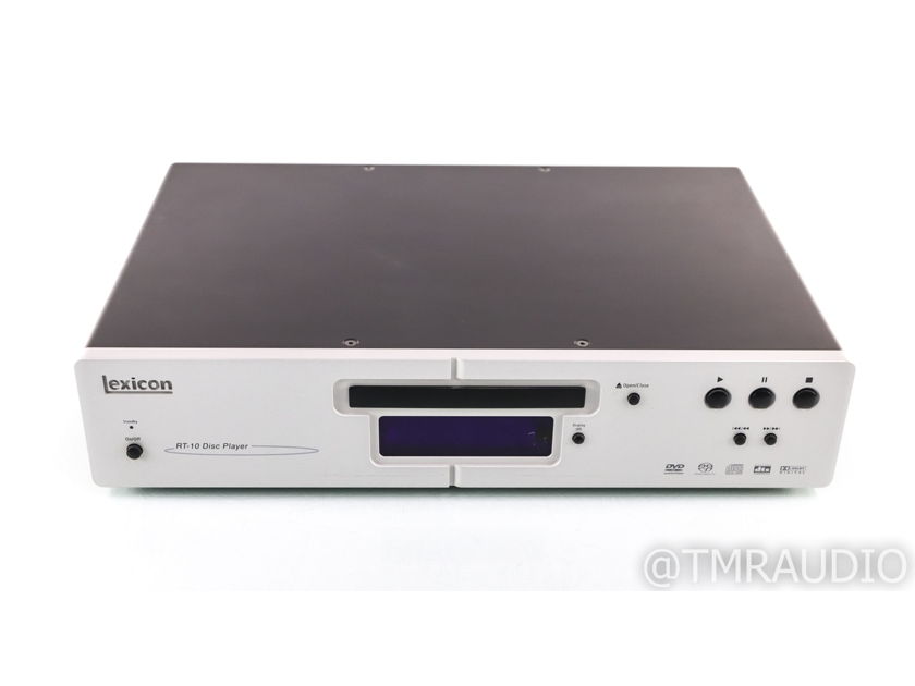 Lexicon RT-10 DVD / SACD / CD Player; RT10; Silver; Remote (29014)
