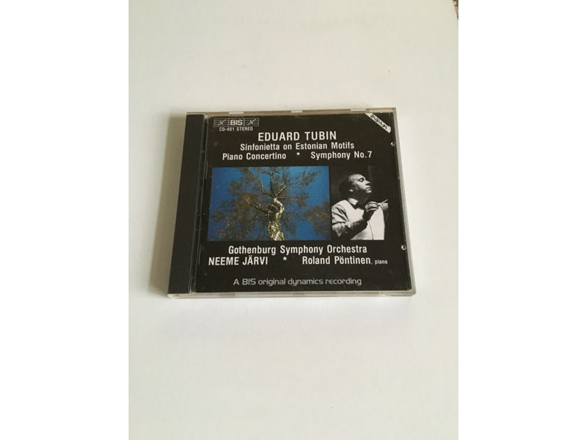 BIS cd-401 stereo Eduard Tubin Gothenburg symphony  Orchestra Neeme Jarvi Roland Pointinen cd