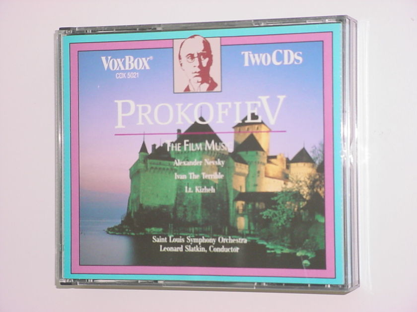VOXBOX vox box 2 CD SET classical PROKOFIEV The Film Music Leonard Slatkin