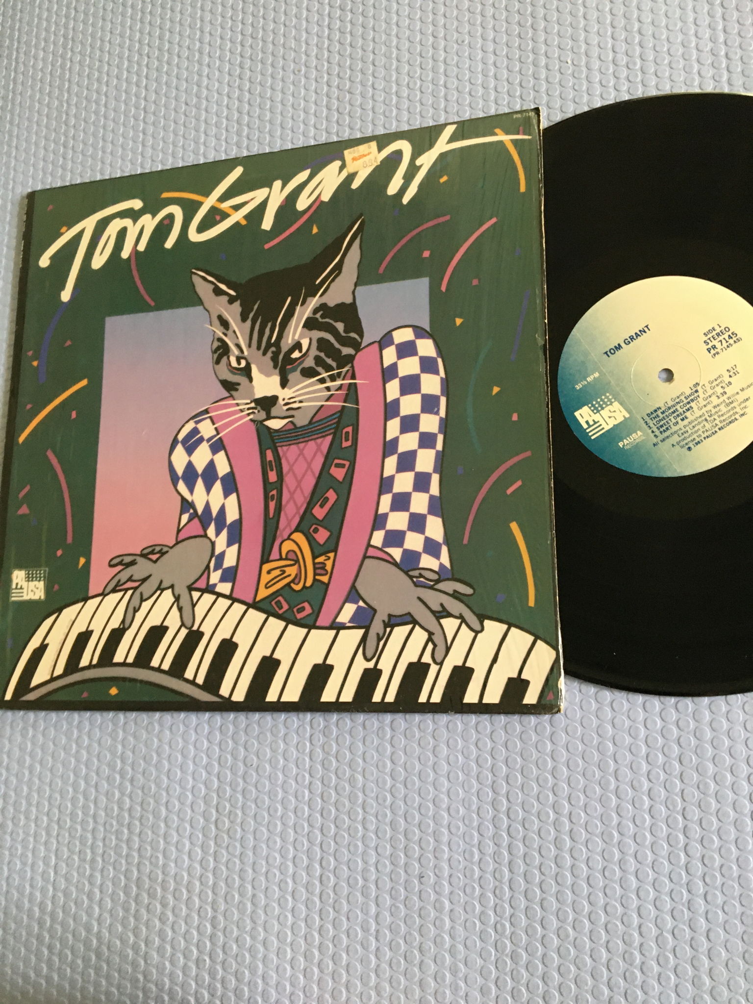 Tom Grant  Lp record jazz 1983