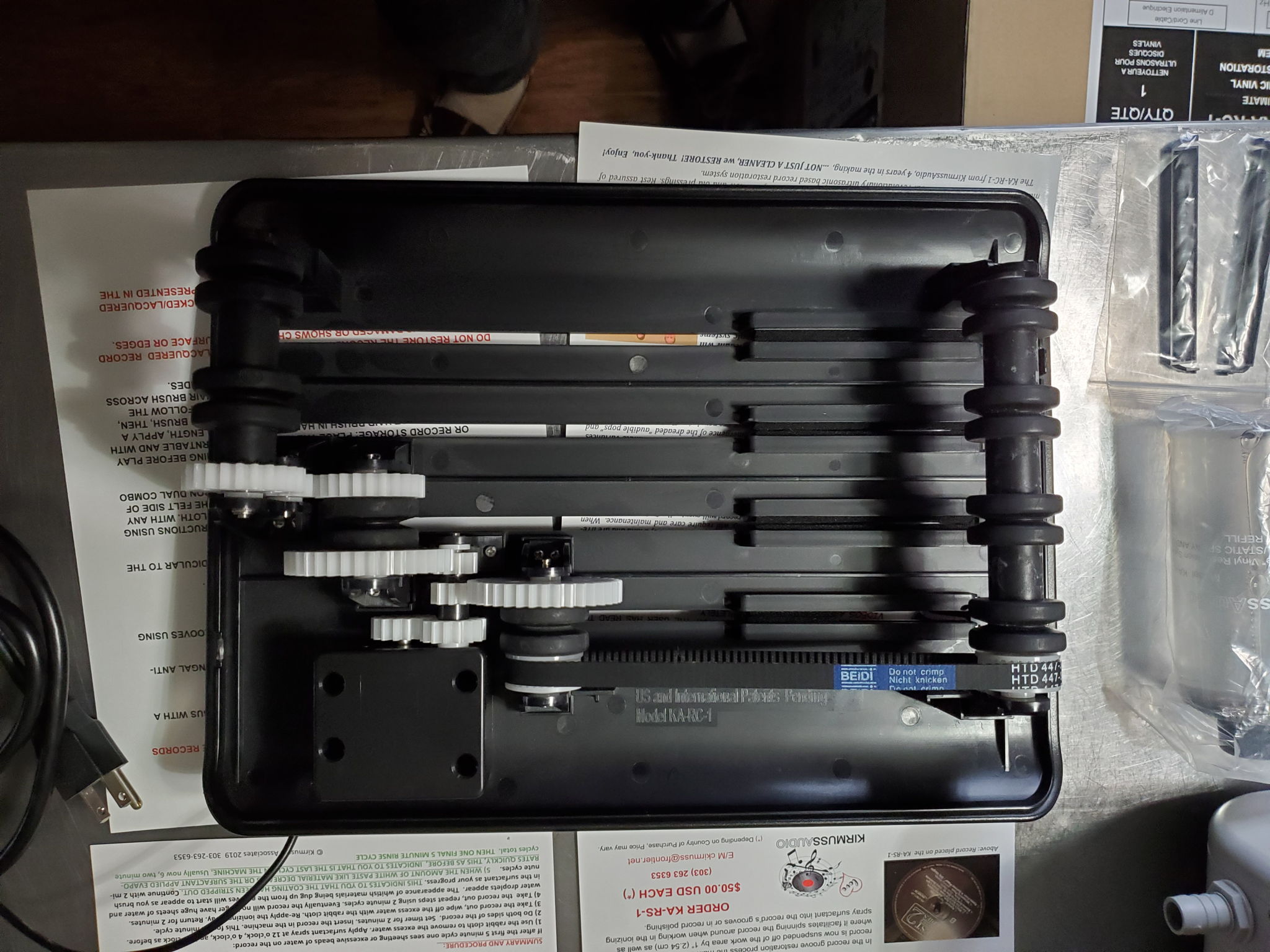 Kirmuss Audio KA-RC-1 Ultrasonic Record Cleaner 5