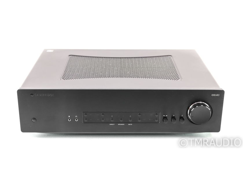 Cambridge Audio CXA80 Stereo Integrated Amplifier; CX-A80; Black; Remote (29070)