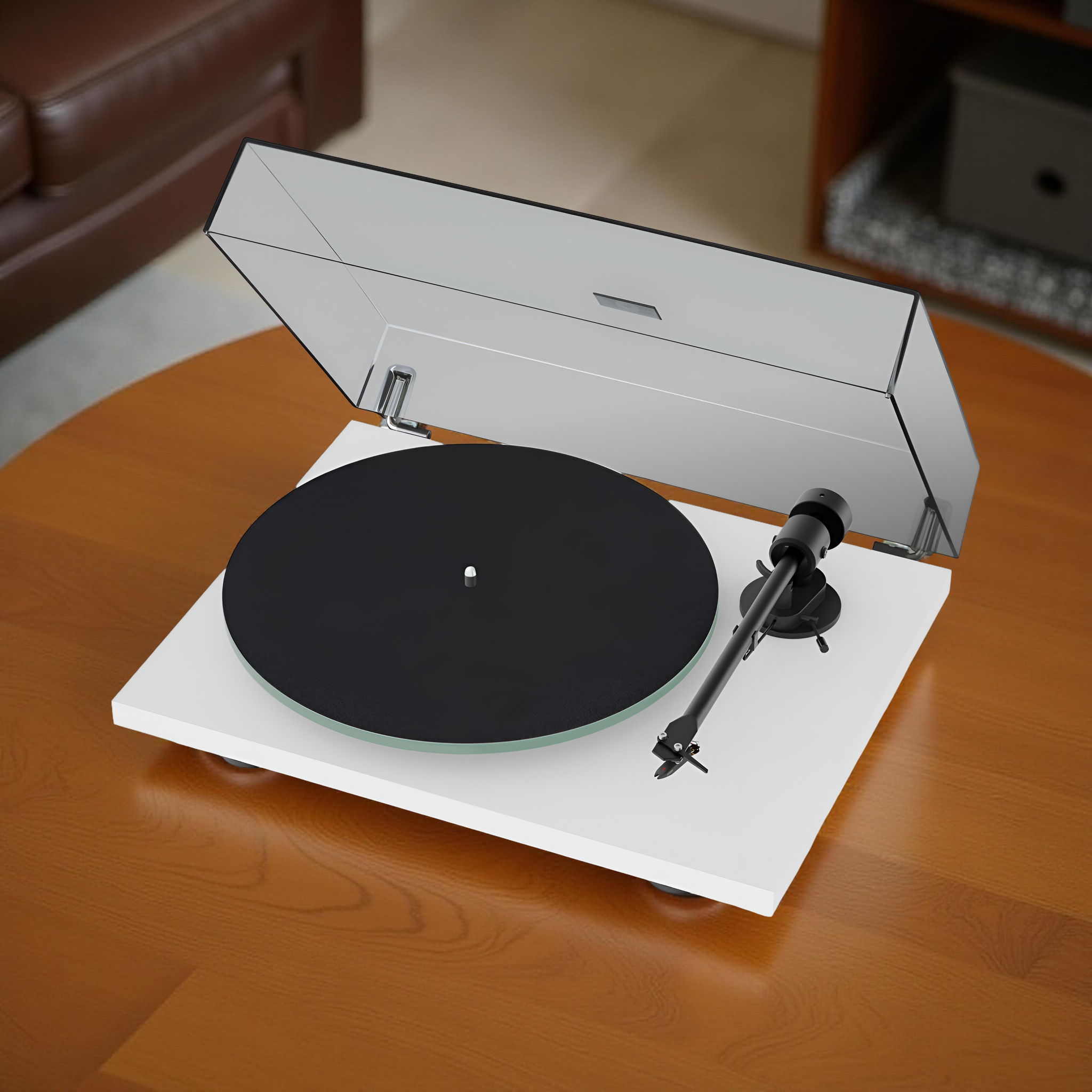 Pro-Ject T1 EVO in Gloss White with Ortofon OM10e Phono... 2