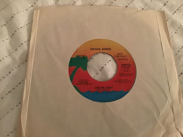 Grace Jones Use Me(Edit) Promo Mono/Stereo 45 NM