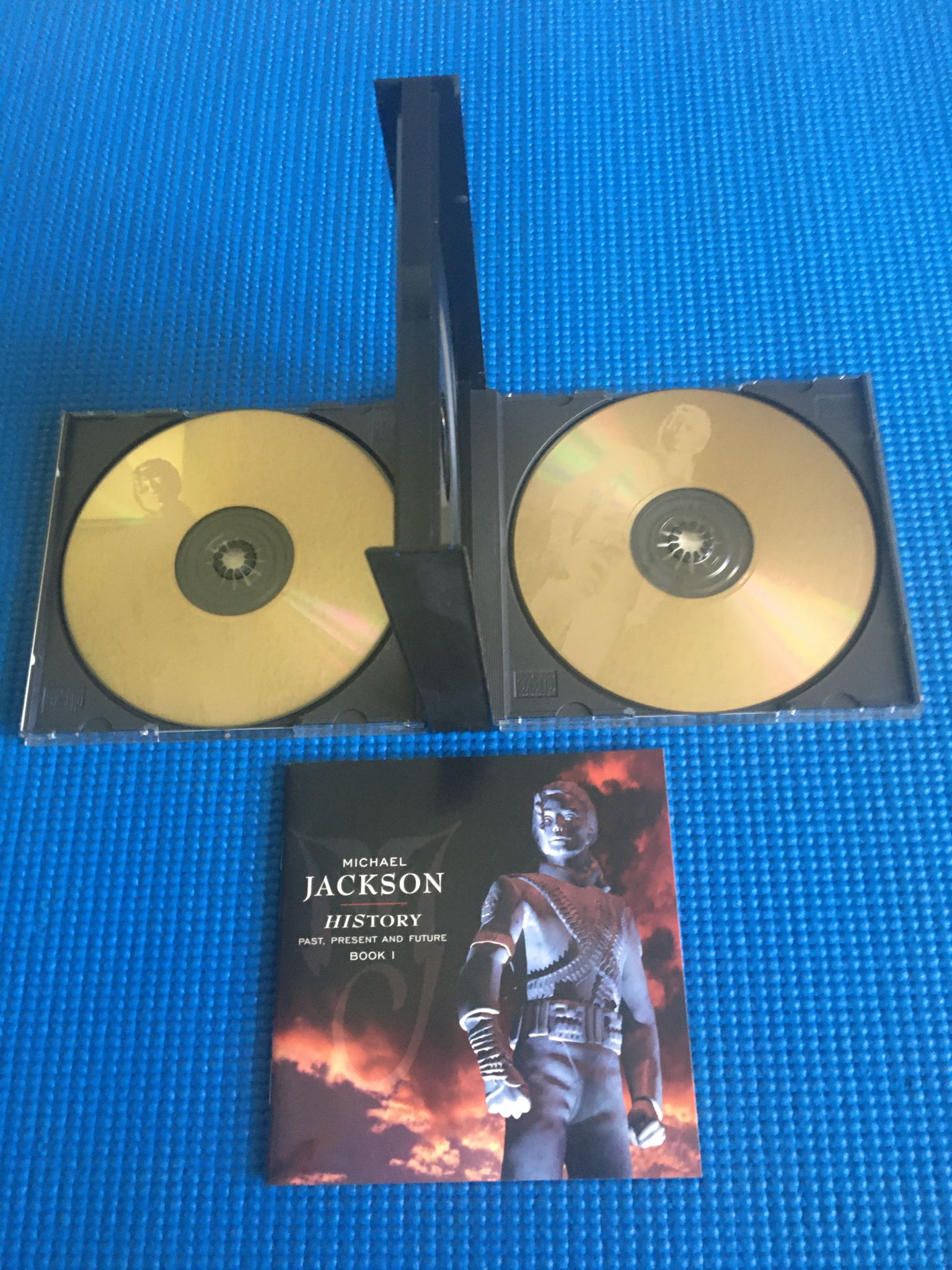 Michael Jackson history  Double gold colored cd set 2