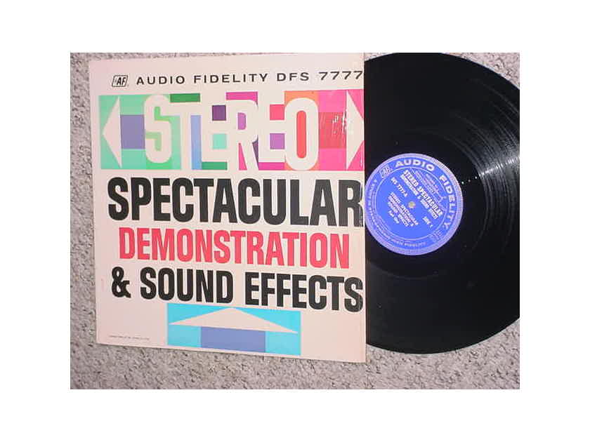 Audio Fidelity DFS 7777  lp record - Stereo spectacular demonstration & sound effects in shrink