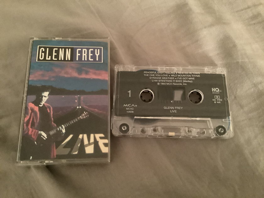 Glenn Frey Eagles Pre Recorded Cassette  Glenn Frey  Live
