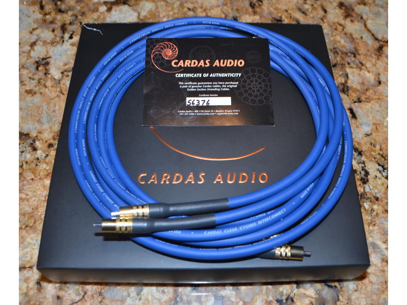 Cardas Audio Clear Cygnus Interconnects 2.5m (8 ft) RCA-RCA