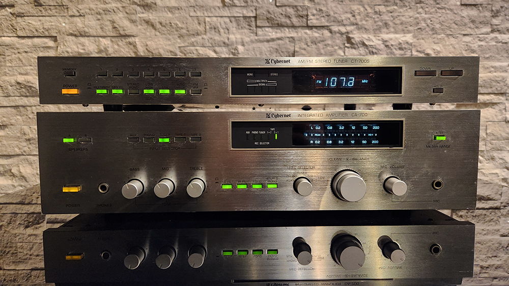 Cybernet CA-700/CT-700S Vintage Integrated Amplifier an...