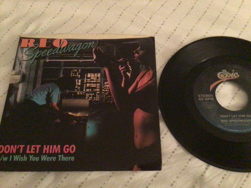 REO Speedwagon 45 With Picture Sleeve  Don’t Let Him Go/I Wish You Were There