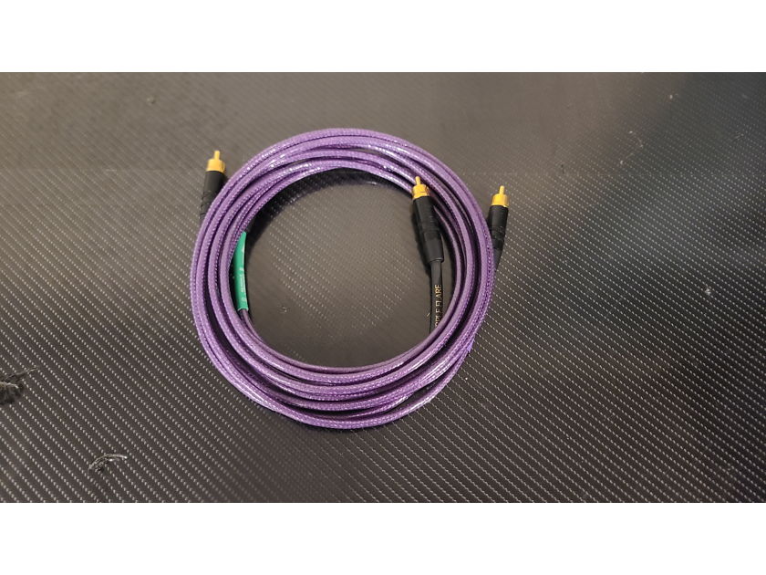 Nordost Purple Flare Leif Series Interconnect Cables. 2 Meters. RCA.