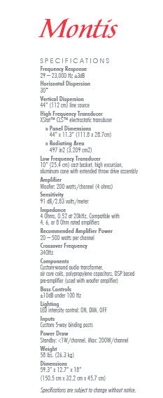 MartinLogan Montis 3